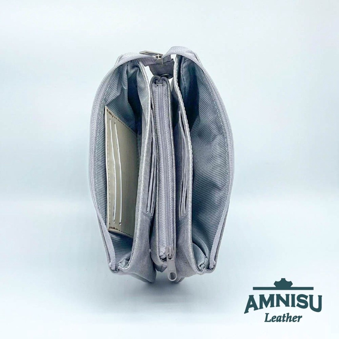 Csillámos ezüst egyenes swarovski köves női pénztárca G1004 - táska & tok - pénztárca & más tok - pénztárca - női pénztárca - Meska.hu