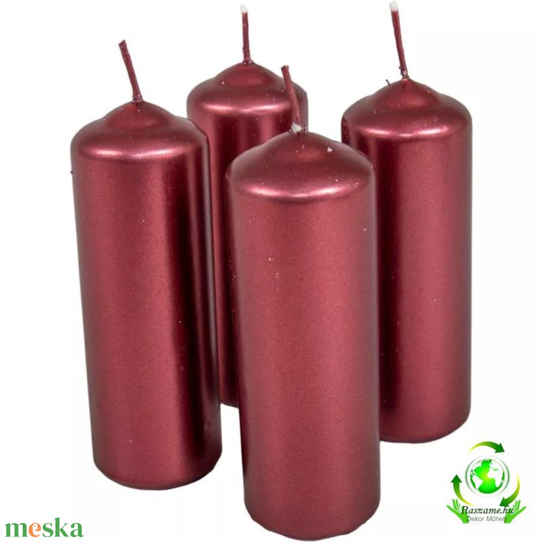 Metál henger gyertya szett 40x120mm - bordó - kellékek & szerszámok - dekorációs kellékek - dekorációs gyertya - Meska.hu Metál henger gyertya szett 40x120mm - bordó - kellékek & szerszámok - dekorációs kellékek - dekorációs gyertya - Meska.hu