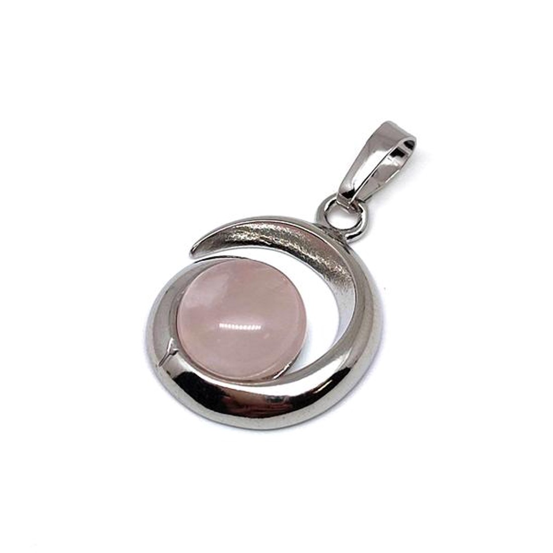 Spirál medál fém Rózsakvarc 2cm - ékszer - nyaklánc - medál - Meska.hu Spirál medál fém Rózsakvarc 2cm - ékszer - nyaklánc - medál - Meska.hu