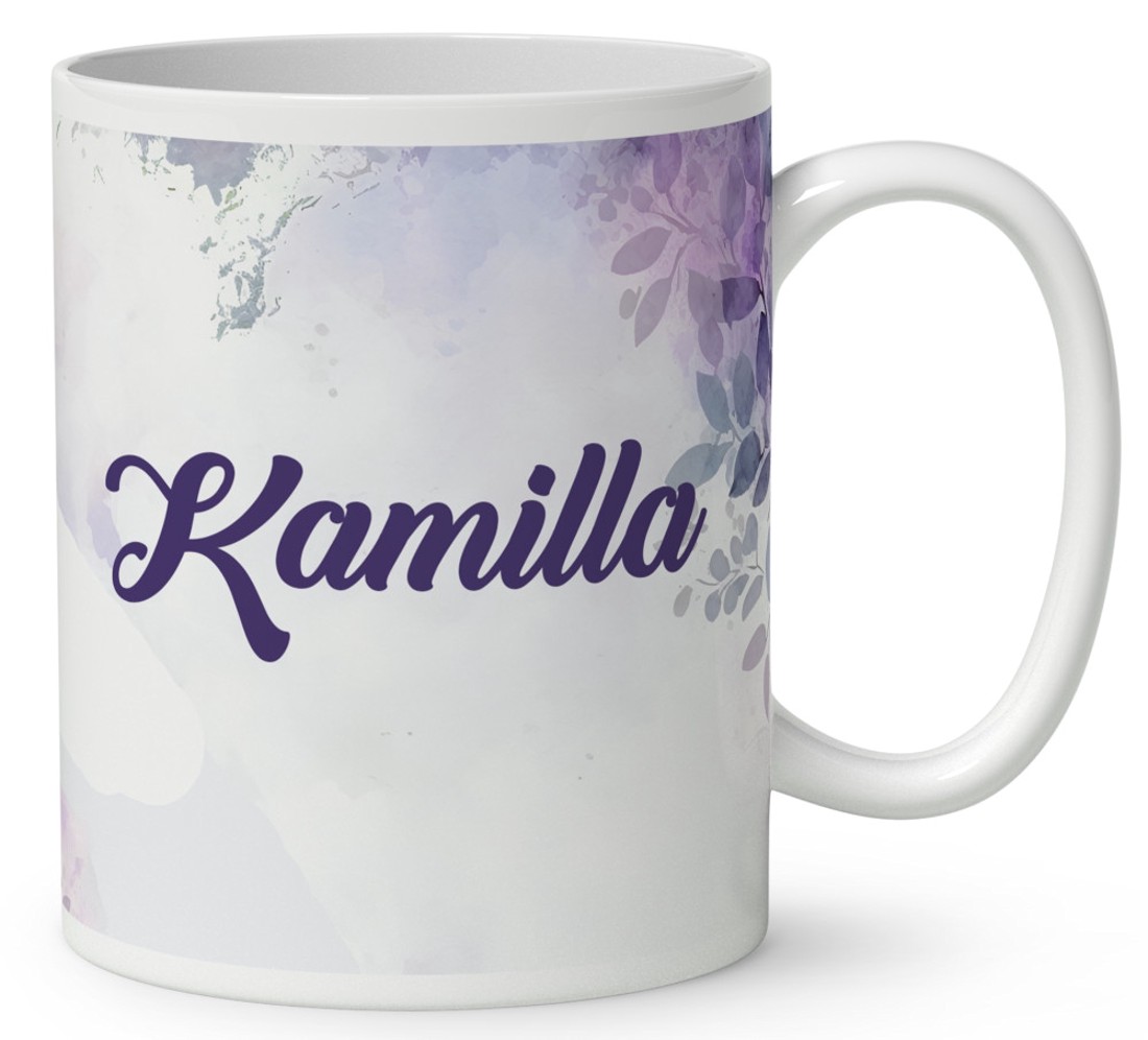 Névvel kérhető - Lufis levendulás manólány mintás bögre - otthon & életmód - konyhafelszerelés, tálalás - tálalás - bögre & csésze - Meska.hu