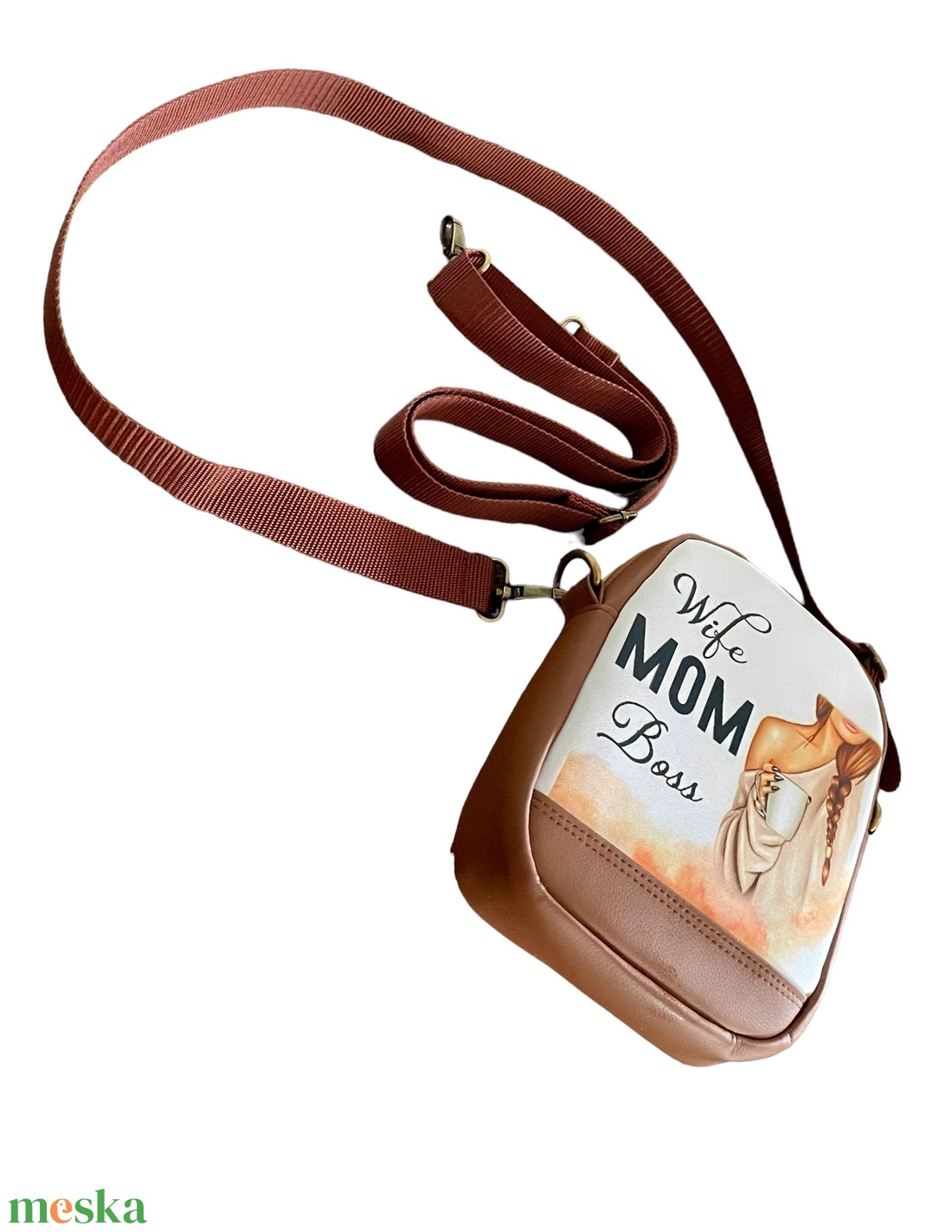 4 funkciós variálható táska MOM felirattal  - táska & tok - variálható táska - Meska.hu
