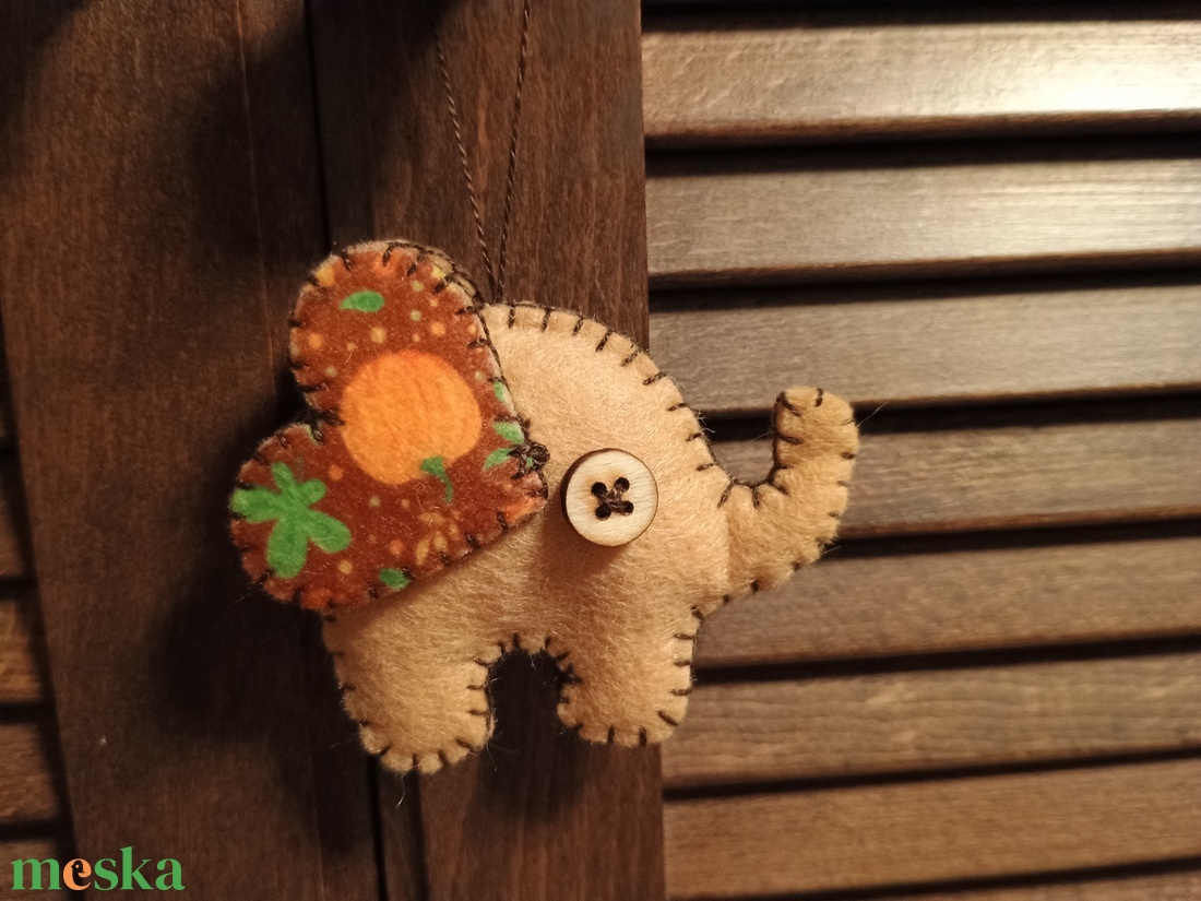 Őszi elefántcsorda - otthon & életmód - dekoráció - dísztárgy - Meska.hu