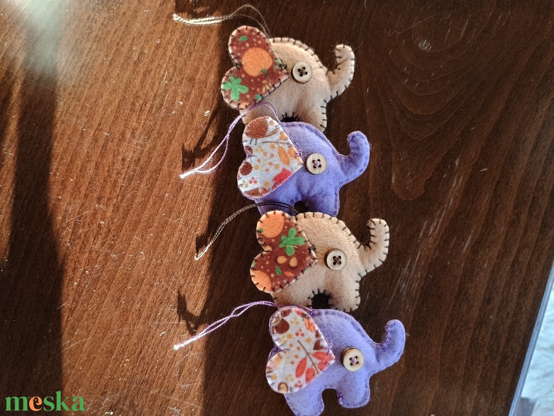 Őszi elefántcsorda - otthon & életmód - dekoráció - dísztárgy - Meska.hu