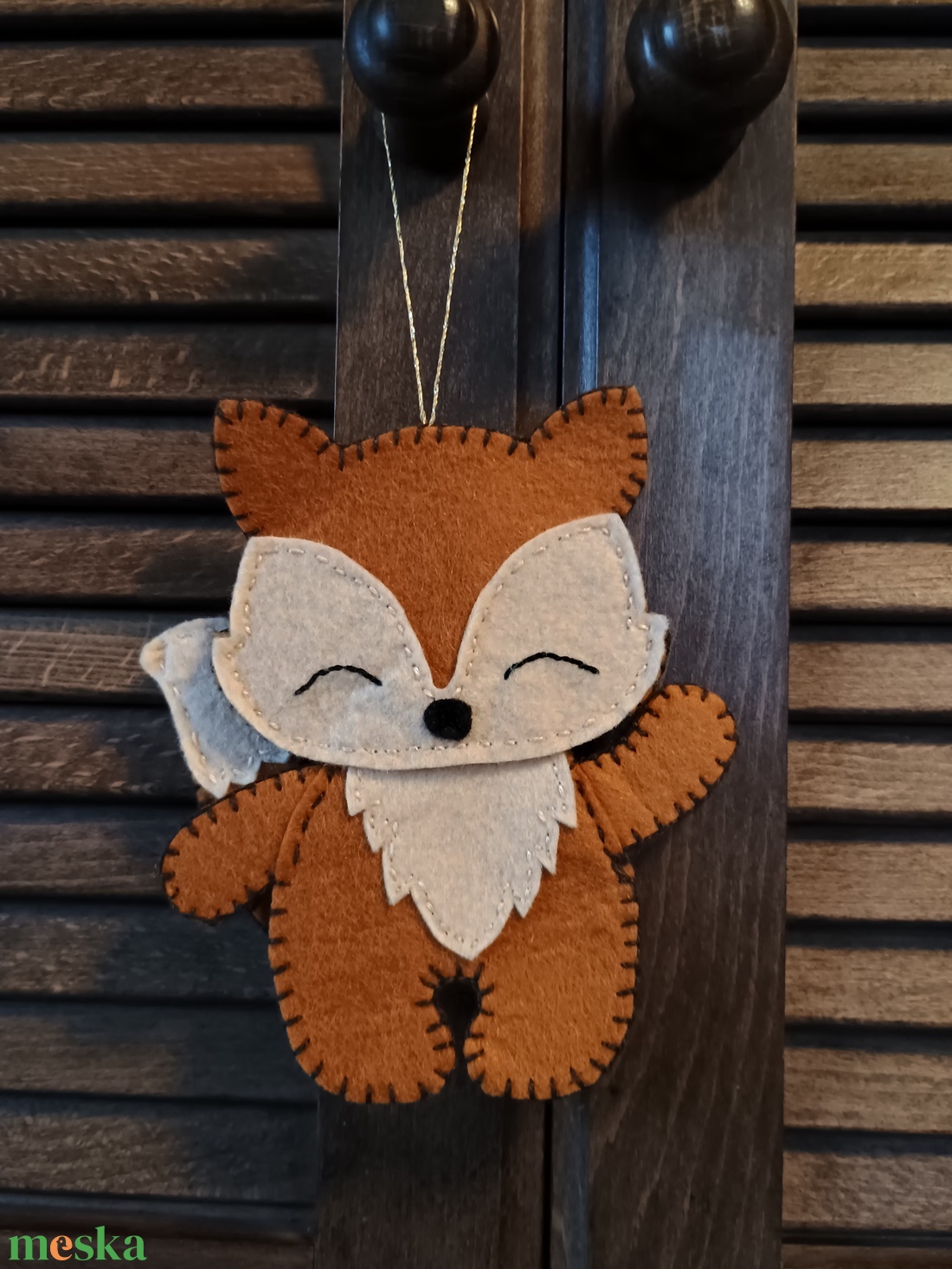 Akasztható rókás dísz - otthon & életmód - dekoráció - fali és függő dekoráció - függődísz - Meska.hu