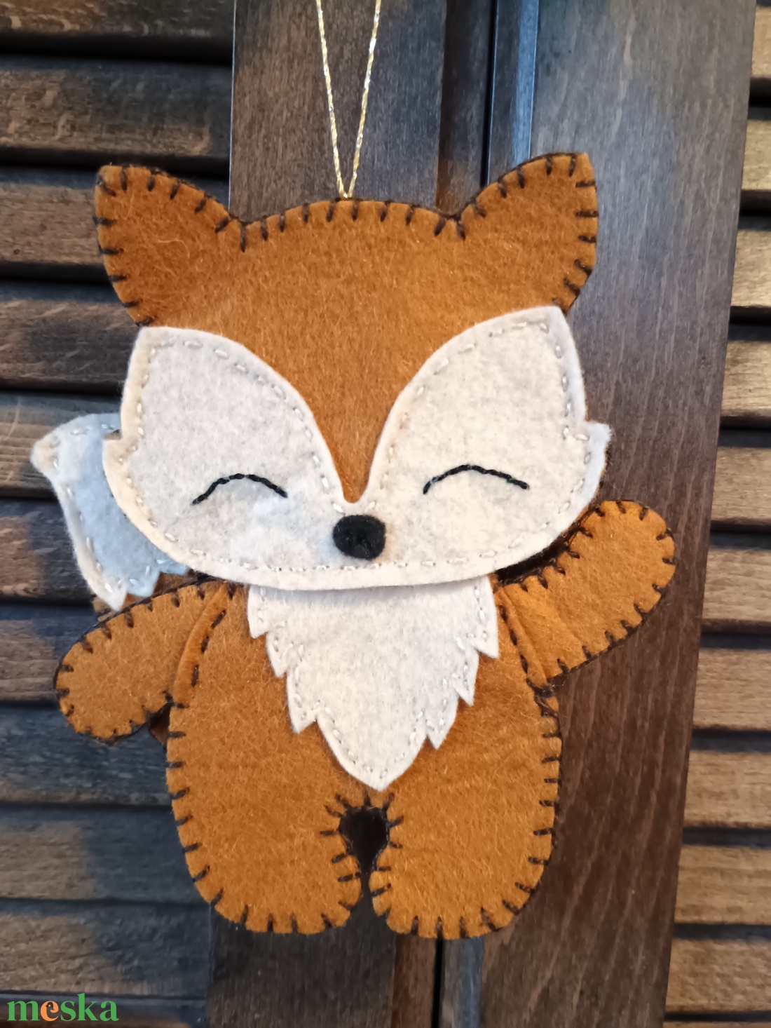 Akasztható rókás dísz - otthon & életmód - dekoráció - fali és függő dekoráció - függődísz - Meska.hu