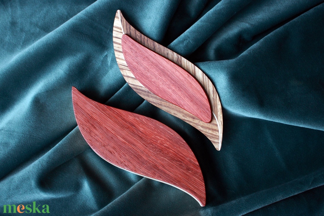 Levél alakú díszdoboz - kőris - otthon & életmód - dekoráció - asztal és polc dekoráció - díszdoboz - Meska.hu