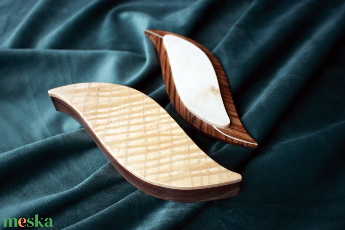 Levél alakú díszdoboz  - dió - otthon & életmód - dekoráció - asztal és polc dekoráció - díszdoboz - Meska.hu