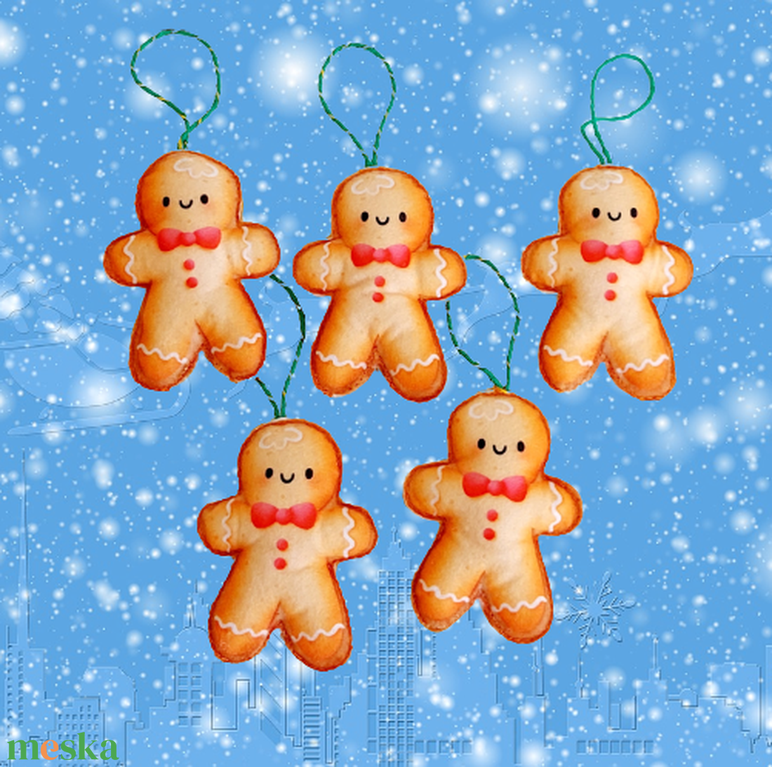 5 db Filc mézeskalács karácsonyfa dísz Mézi, mézeskalács ember, gingerbread man - karácsony - karácsonyi lakásdekoráció - karácsonyfadíszek - Meska.hu 5 db Filc mézeskalács karácsonyfa dísz Mézi, mézeskalács ember, gingerbread man - karácsony - karácsonyi lakásdekoráció - karácsonyfadíszek - Meska.hu