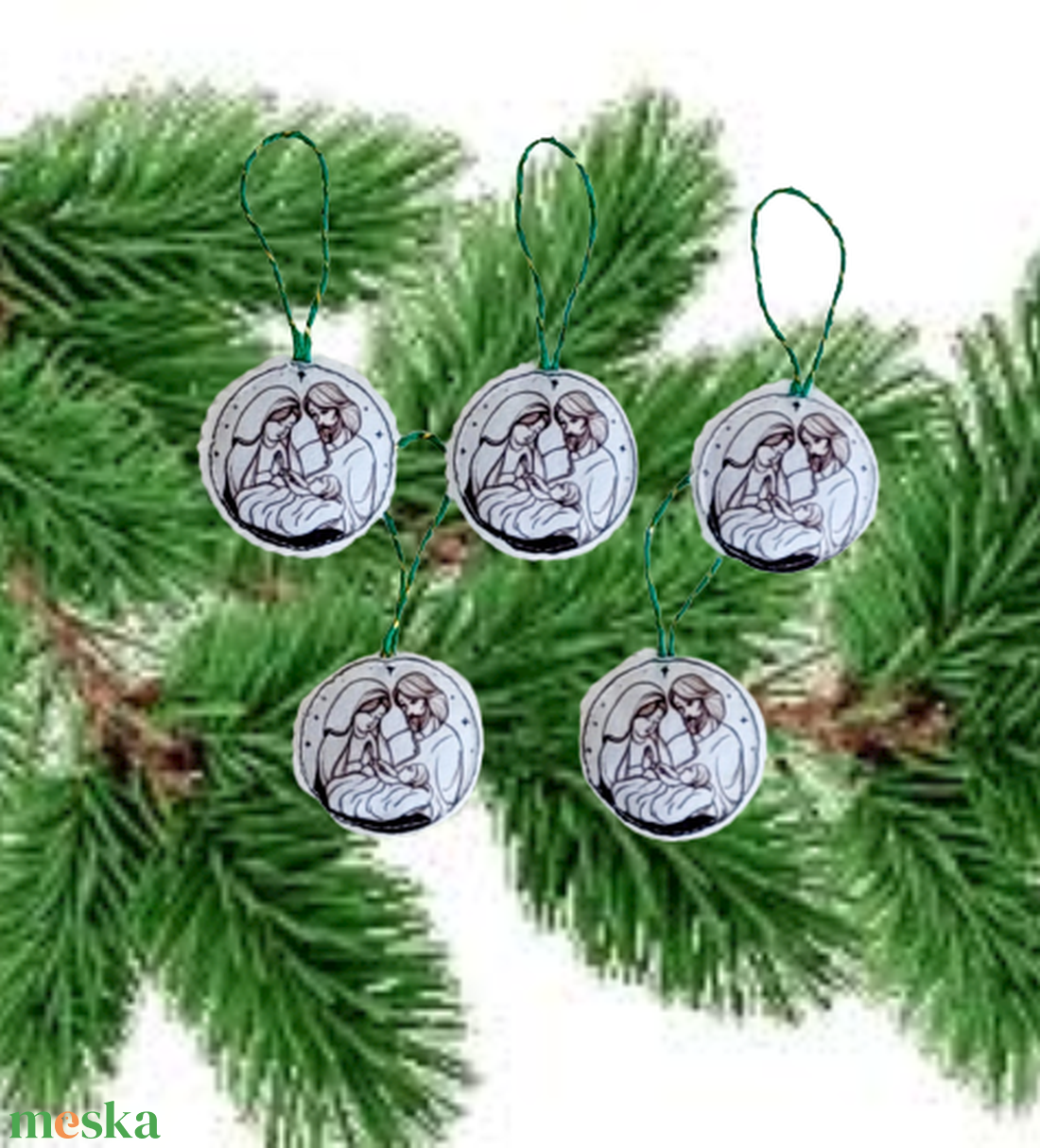5 db Filc Filc karácsonyfa dísz Szent család - karácsony - karácsonyi lakásdekoráció - karácsonyfadíszek - Meska.hu 5 db Filc Filc karácsonyfa dísz Szent család - karácsony - karácsonyi lakásdekoráció - karácsonyfadíszek - Meska.hu