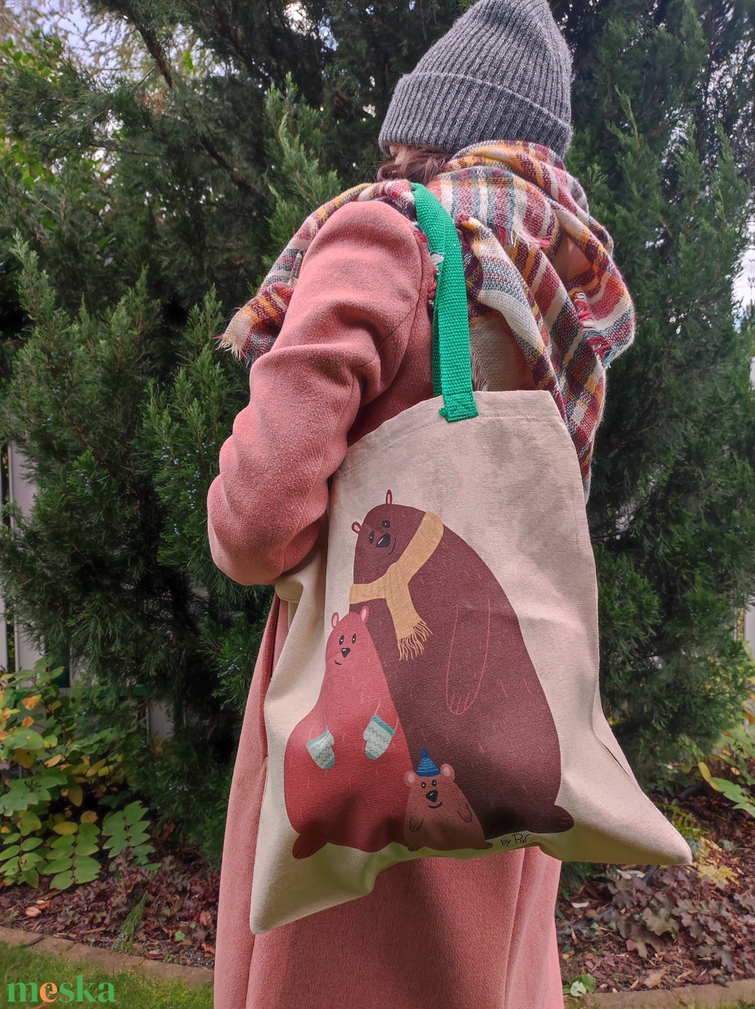 Macis vászontáska  - táska & tok - bevásárlás & shopper táska - shopper, textiltáska, szatyor - Meska.hu
