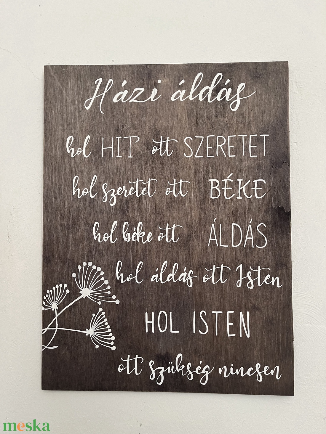 Házi áldás - otthon & életmód - dekoráció - fali és függő dekoráció - falra akasztható dekor - Meska.hu