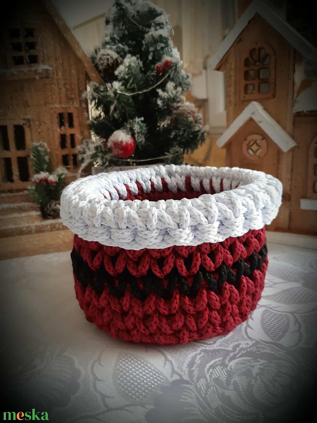 Ünnepi tároló - karácsony - karácsonyi lakásdekoráció - ünnepi asztaldekoráció - Meska.hu