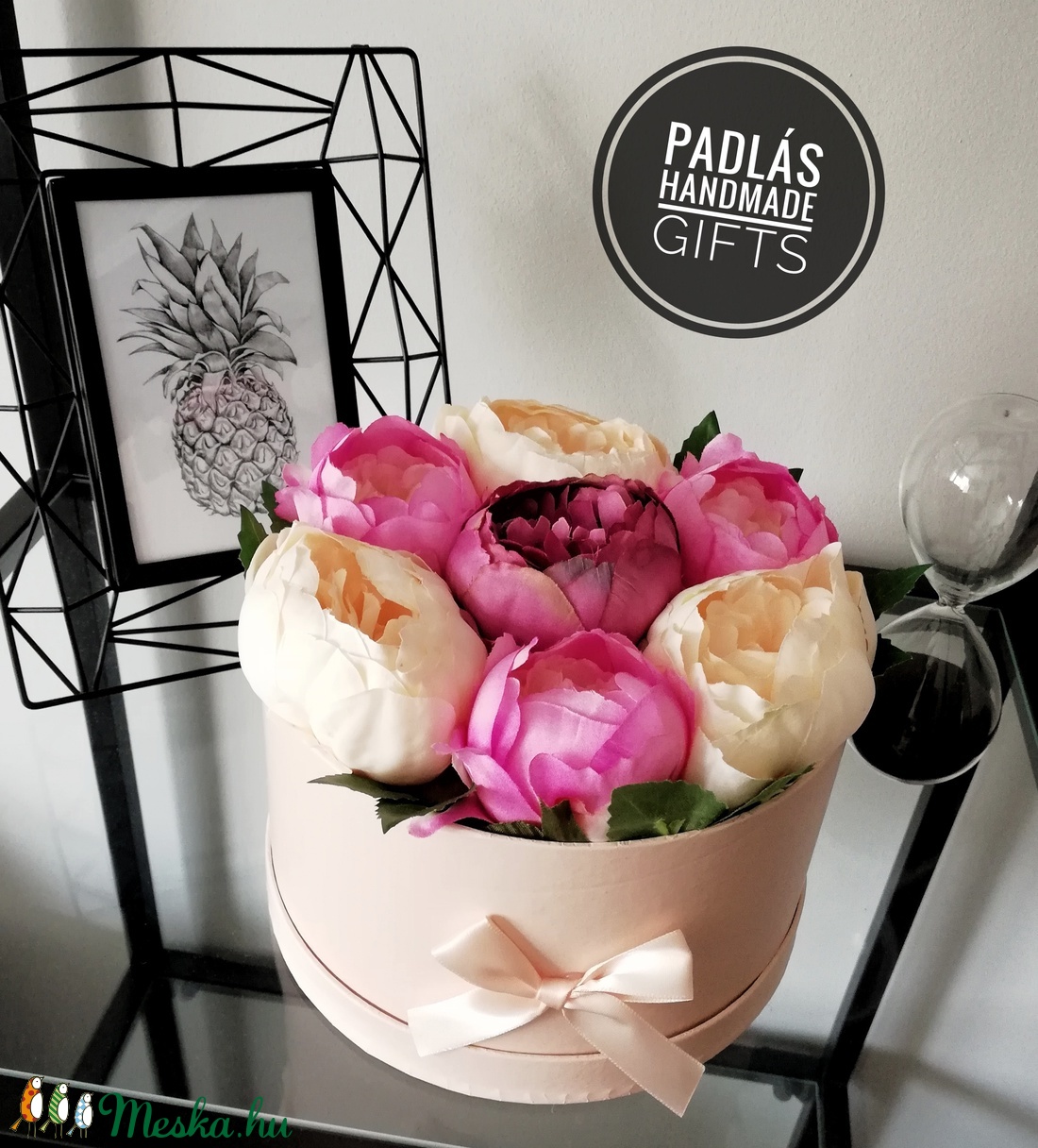 Virágdoboz - paeonia mix - - Meska.hu Virágdoboz - paeonia mix - - Meska.hu