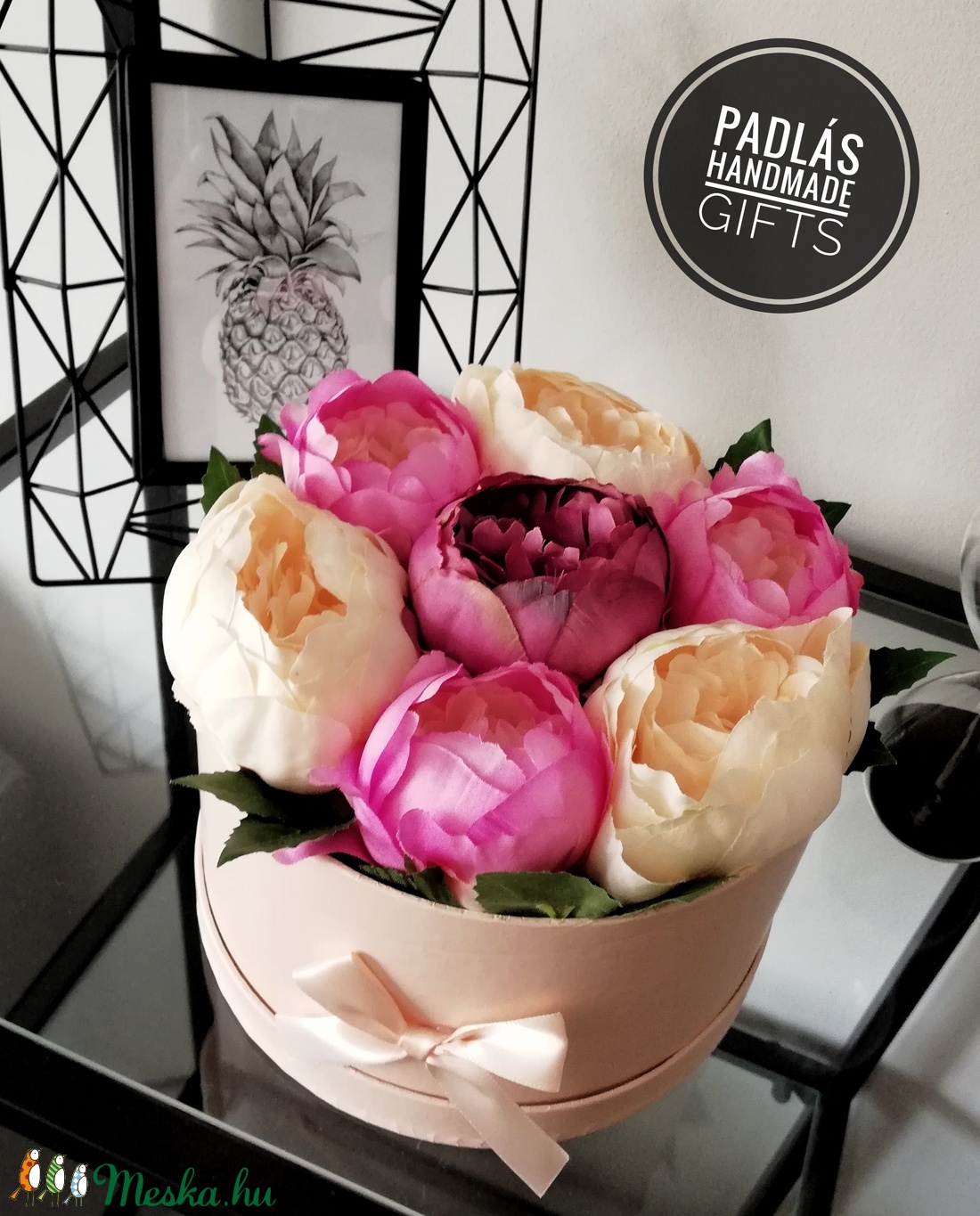 Virágdoboz - paeonia mix - - Meska.hu Virágdoboz - paeonia mix - - Meska.hu
