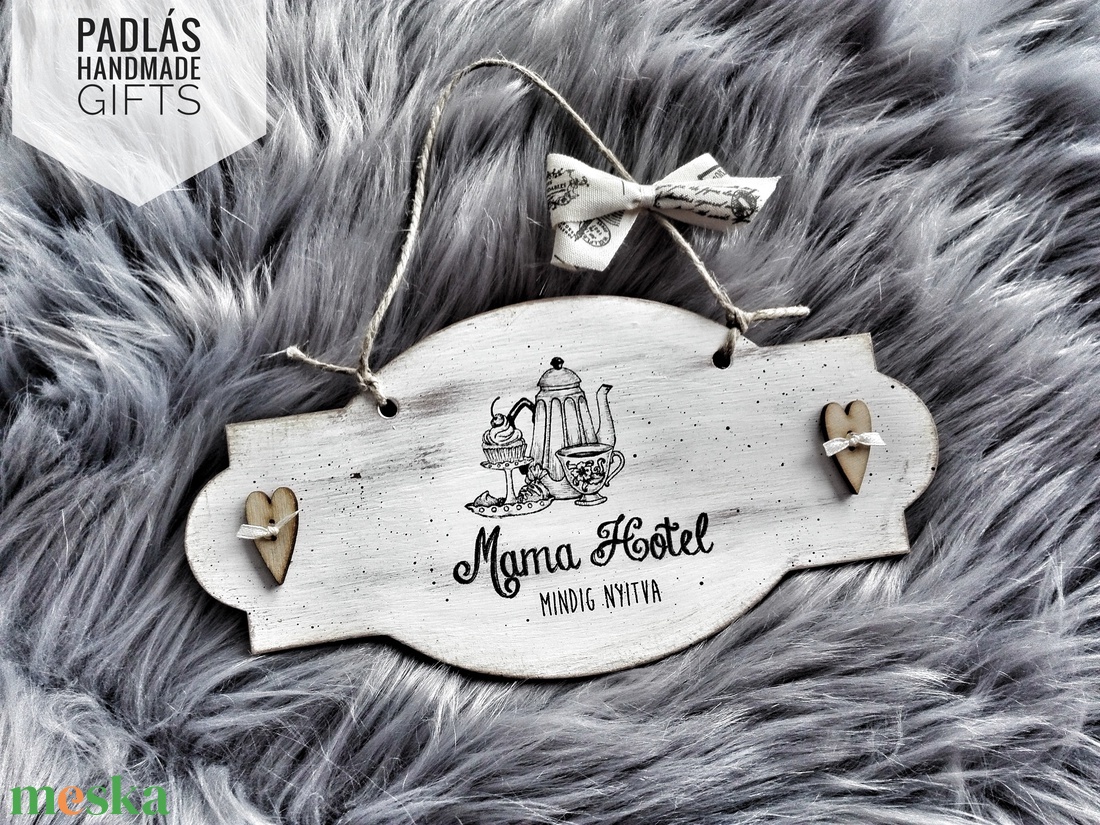 Mama Hotel tábla - otthon & életmód - dekoráció - fali és függő dekoráció - falra akasztható dekor - Meska.hu Mama Hotel tábla - otthon & életmód - dekoráció - fali és függő dekoráció - falra akasztható dekor - Meska.hu