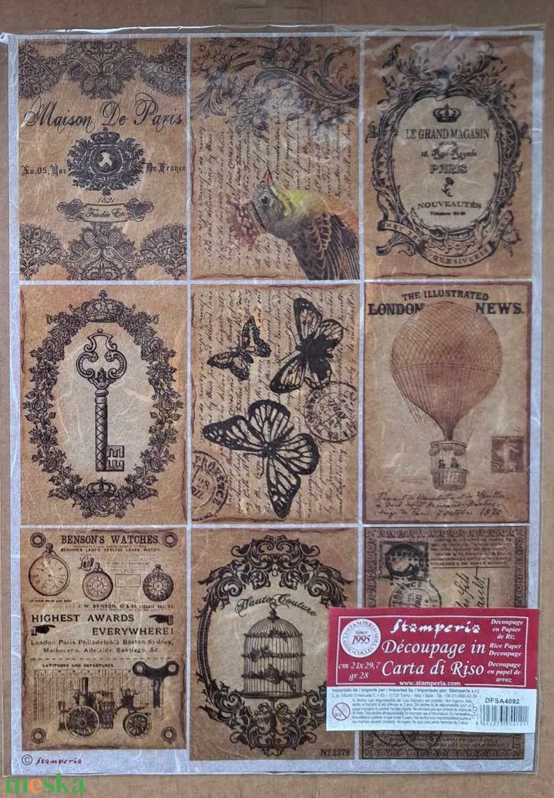Rizspapír - mintás, A/4 - kellékek & szerszámok - papír - decoupage papír - Meska.hu Rizspapír - mintás, A/4 - kellékek & szerszámok - papír - decoupage papír - Meska.hu