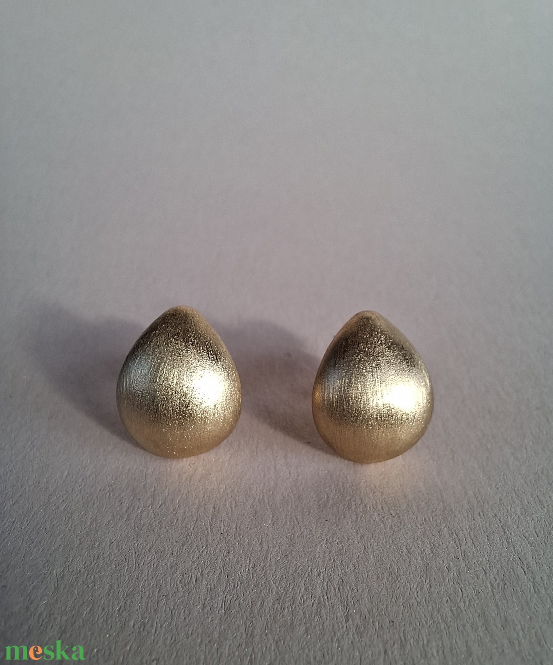 Minimalista csepp alakú ezüst ékszerszett - ékszer - ékszerszett - Meska.hu