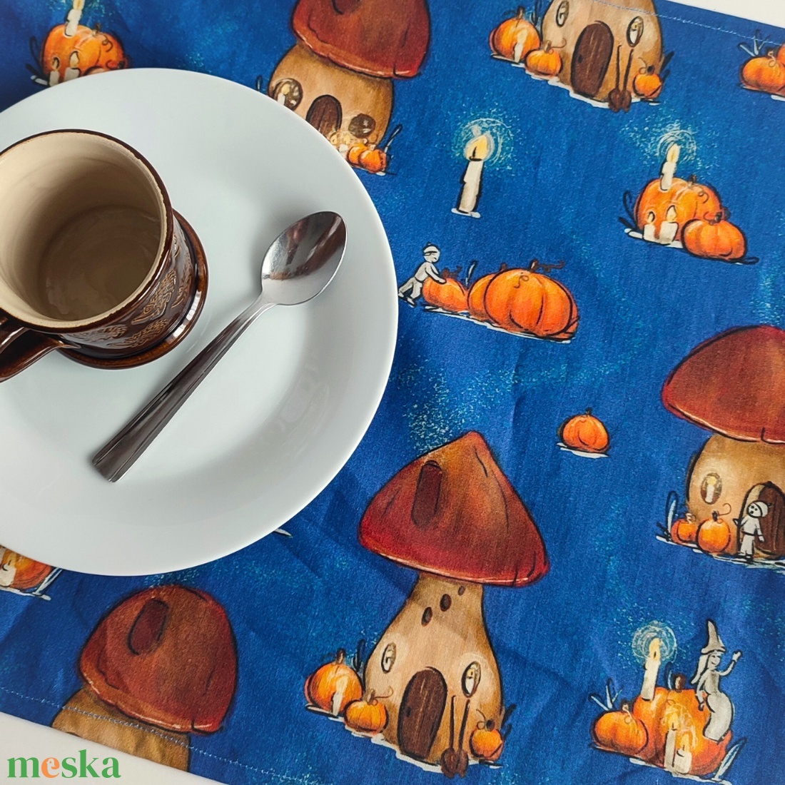 Asztali futó - Tökföld - halloween - kis méret - otthon & életmód - konyhafelszerelés, tálalás - tálalás - terítő - Meska.hu Asztali futó - Tökföld - halloween - kis méret - otthon & életmód - konyhafelszerelés, tálalás - tálalás - terítő - Meska.hu