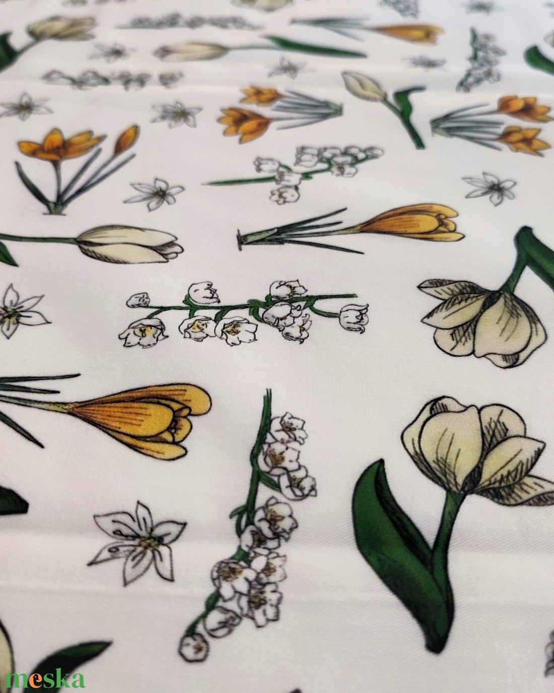 Asztali futó - tavaszi tulipános mintával - nagy méret - otthon & életmód - konyhafelszerelés, tálalás - tálalás - terítő - Meska.hu Asztali futó - tavaszi tulipános mintával - nagy méret - otthon & életmód - konyhafelszerelés, tálalás - tálalás - terítő - Meska.hu