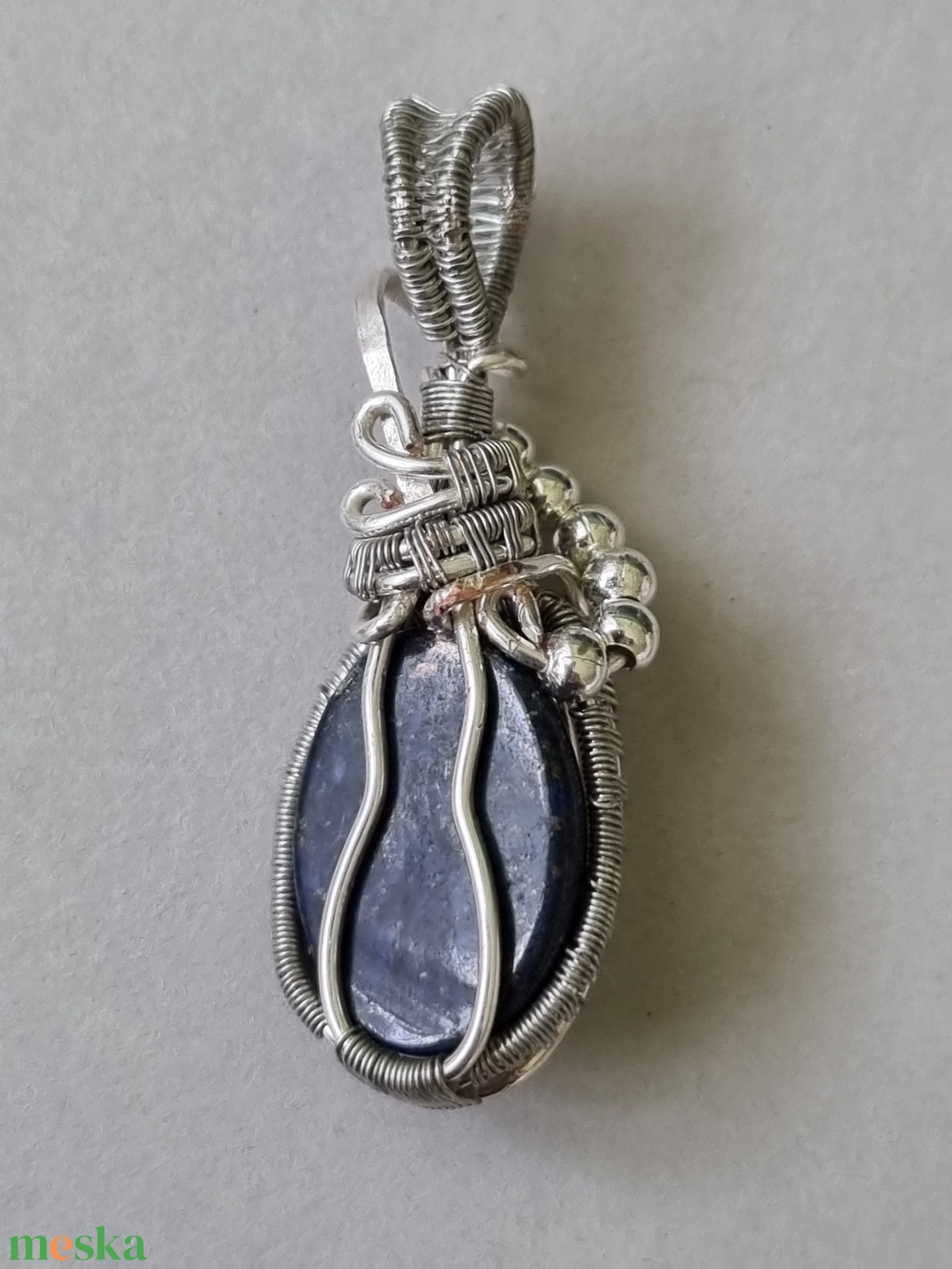 Lapis Lazuli ásvány medál - ékszer - nyaklánc - medál - Meska.hu Lapis Lazuli ásvány medál - ékszer - nyaklánc - medál - Meska.hu