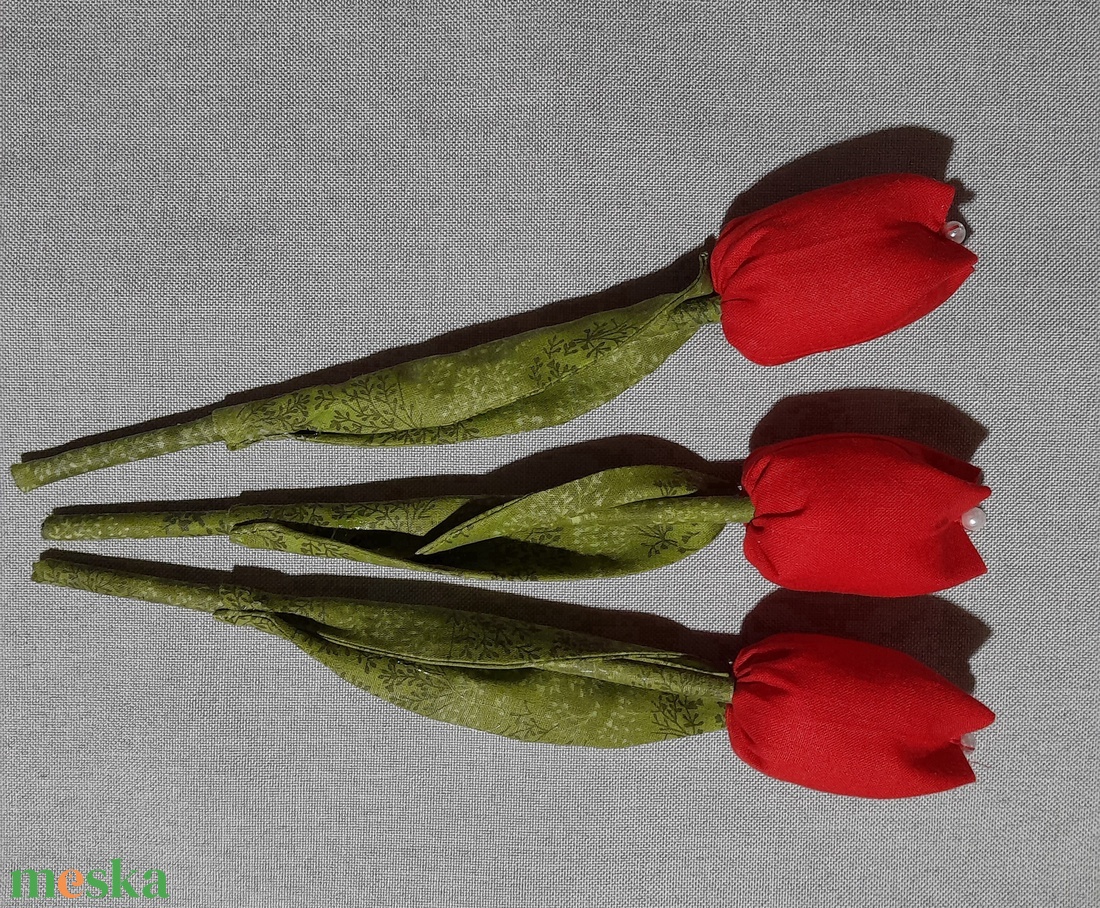 Textil tulipánok ( 3db) - otthon & életmód - dekoráció - virágdísz és tartó - csokor & virágdísz - Meska.hu Textil tulipánok ( 3db) - otthon & életmód - dekoráció - virágdísz és tartó - csokor & virágdísz - Meska.hu