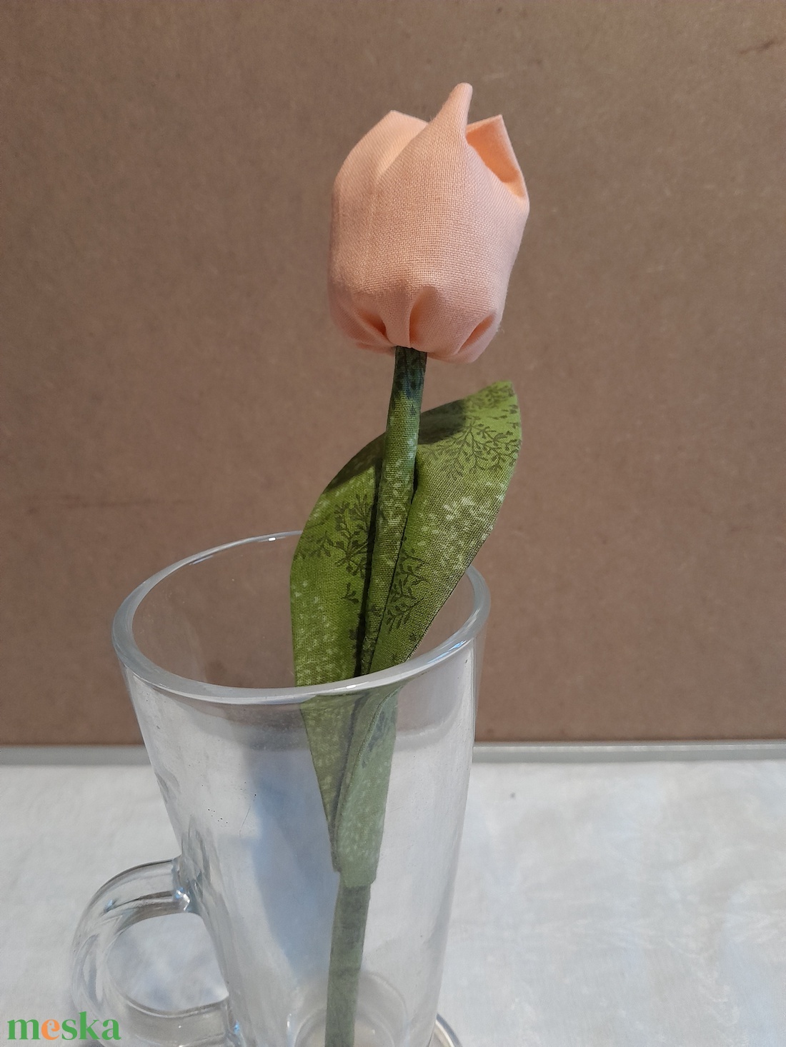 Textil tulipán - otthon & életmód - virágdekoráció - virágok - szálas virág - Meska.hu