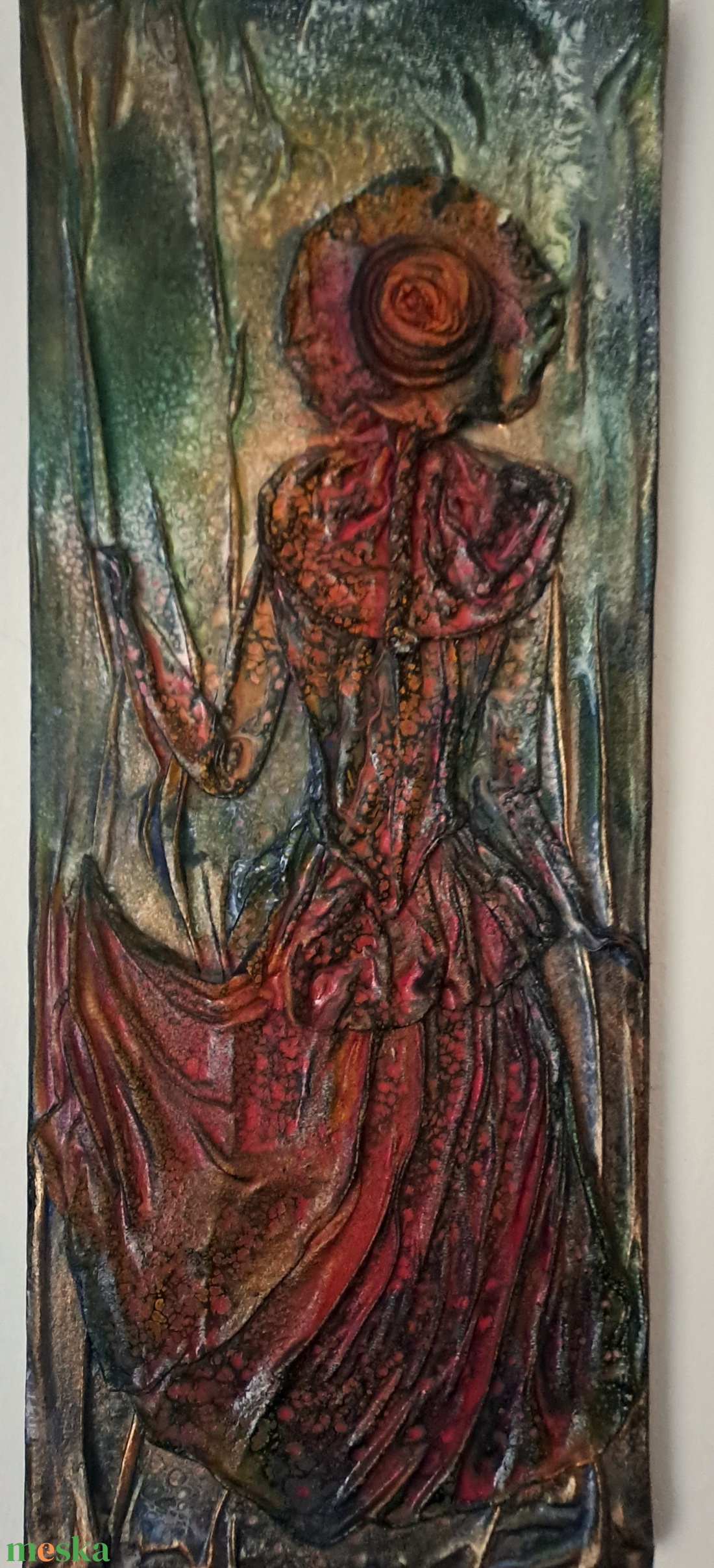 Kalapos nő - otthon & életmód - dekoráció - kép & falikép - 3d képek - Meska.hu