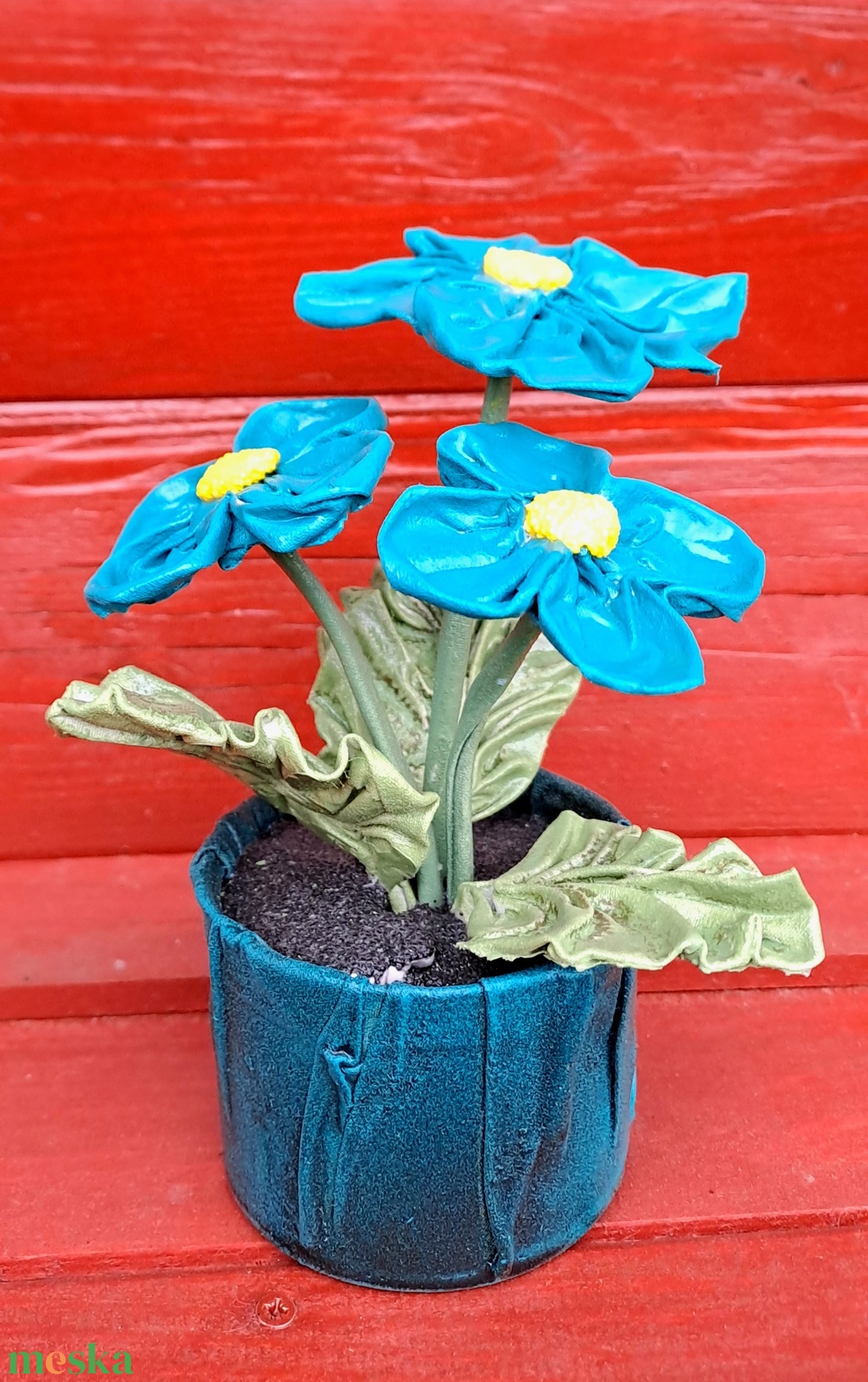 Kék kisvirágok - otthon & életmód - dekoráció - virágdísz és tartó - csokor & virágdísz - Meska.hu