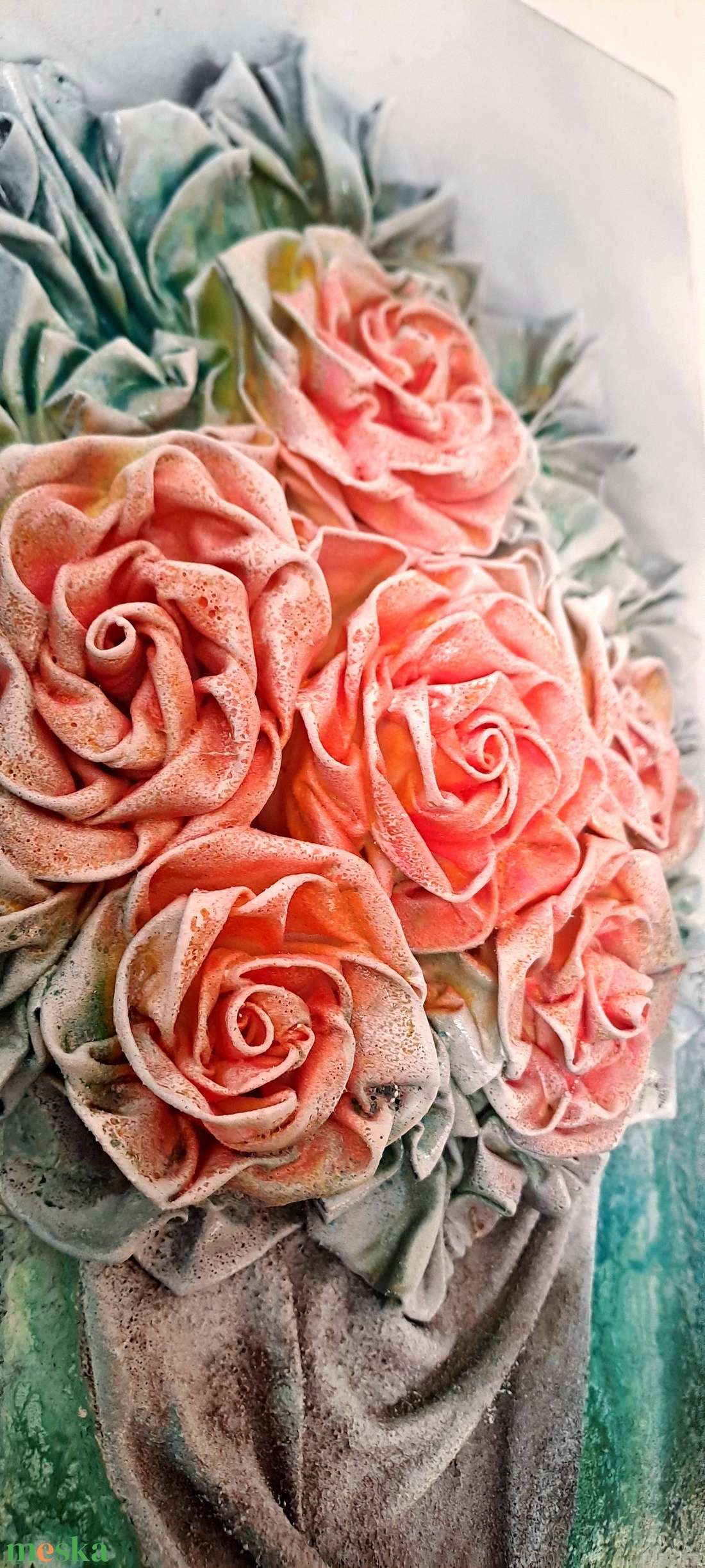 Rózsák vázában - otthon & életmód - dekoráció - kép & falikép - 3d képek - Meska.hu