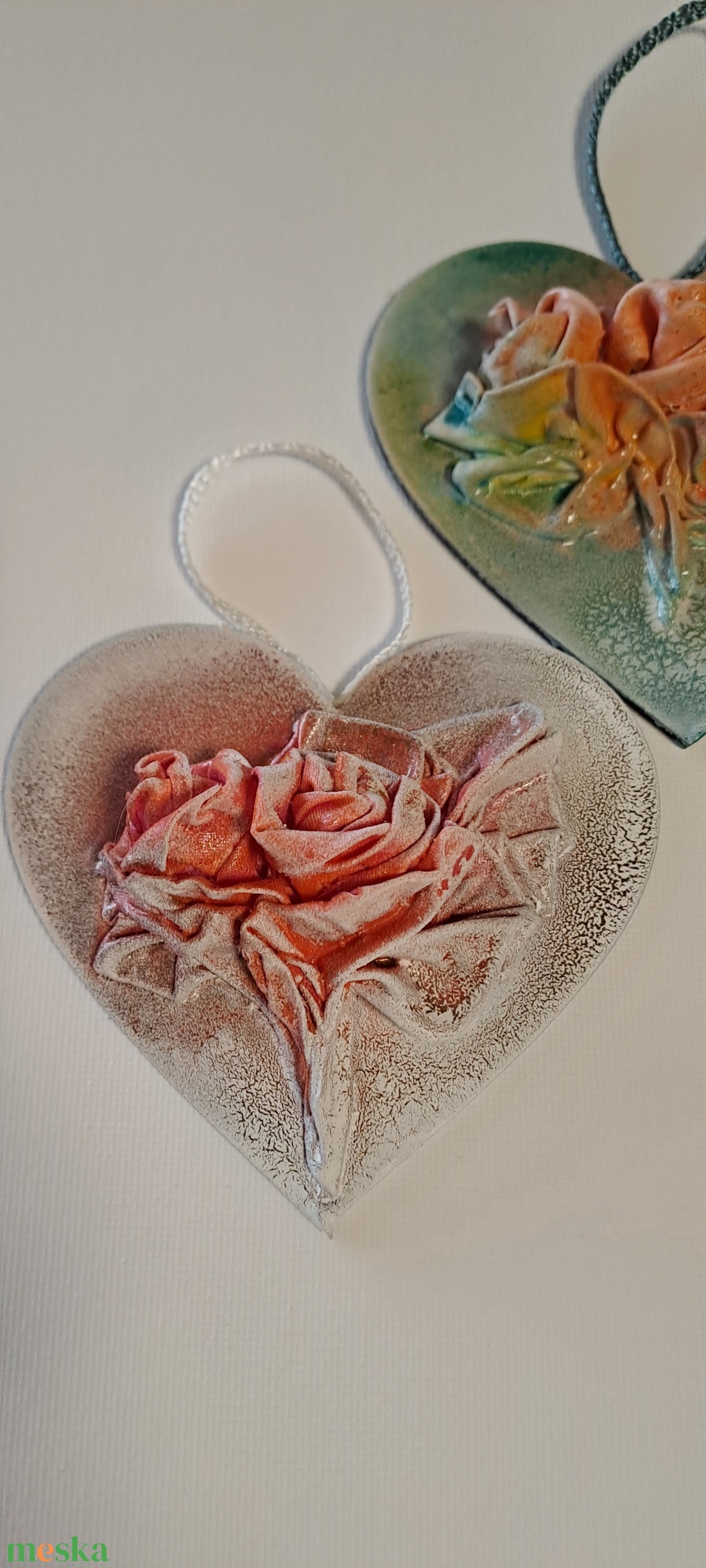 Rózsás szívek - otthon & életmód - dekoráció - kép & falikép - 3d képek - Meska.hu