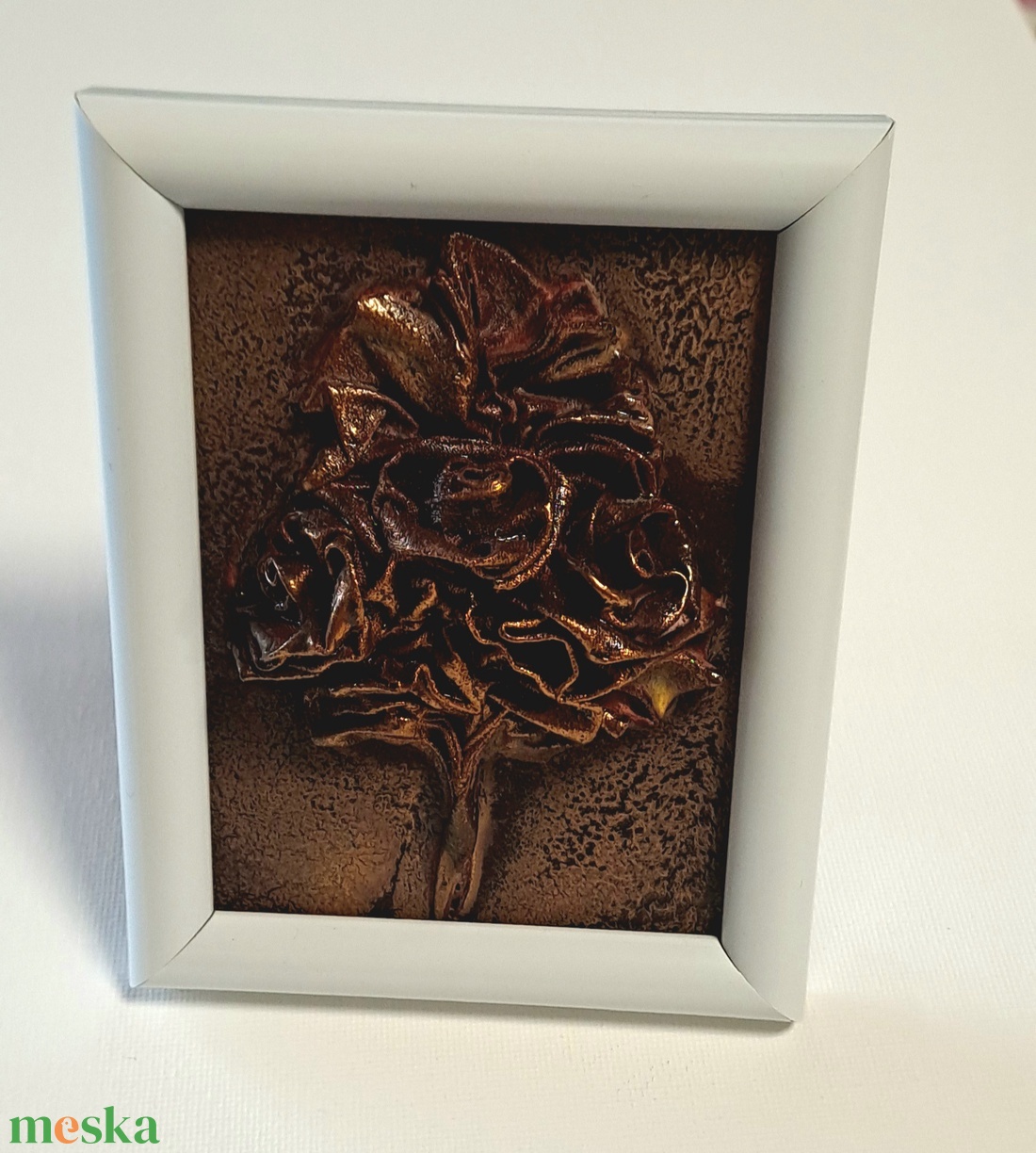 Egy csokor rózsa bronz színvilágban - otthon & életmód - dekoráció - kép & falikép - 3d képek - Meska.hu