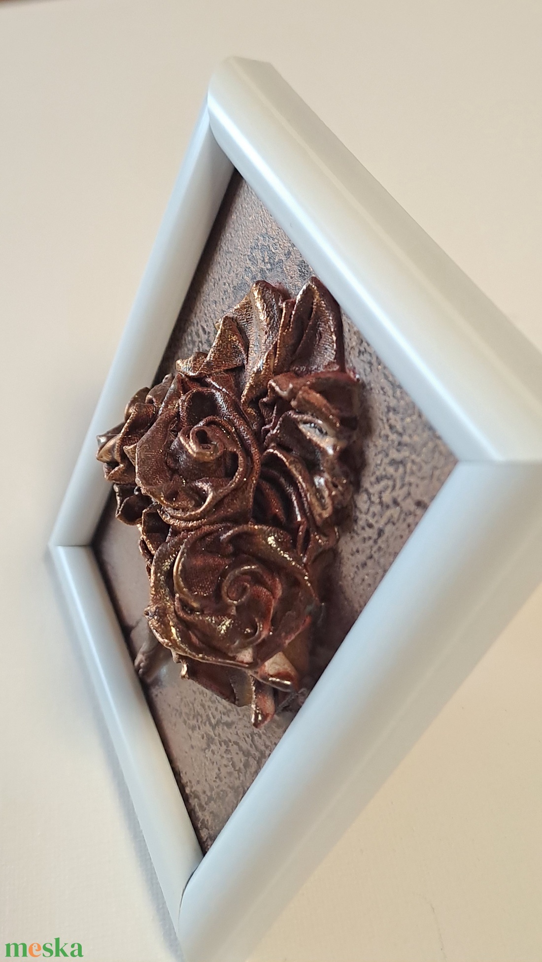 Egy csokor rózsa bronz színvilágban - otthon & életmód - dekoráció - kép & falikép - 3d képek - Meska.hu