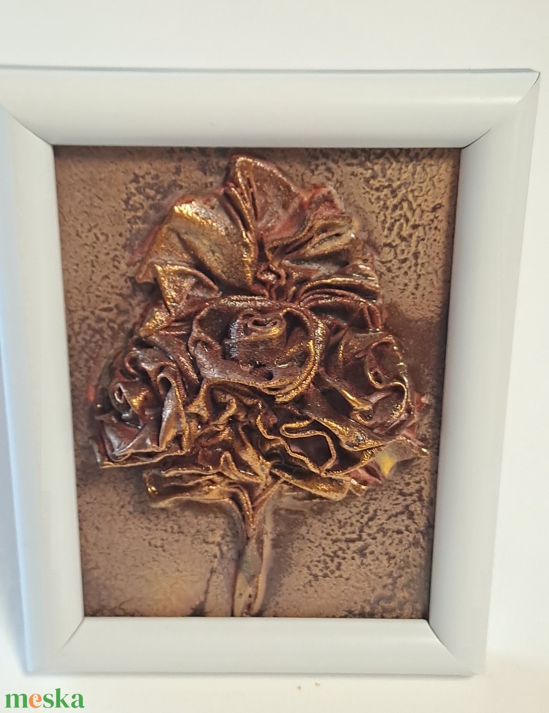 Egy csokor rózsa bronz színvilágban - otthon & életmód - dekoráció - kép & falikép - 3d képek - Meska.hu