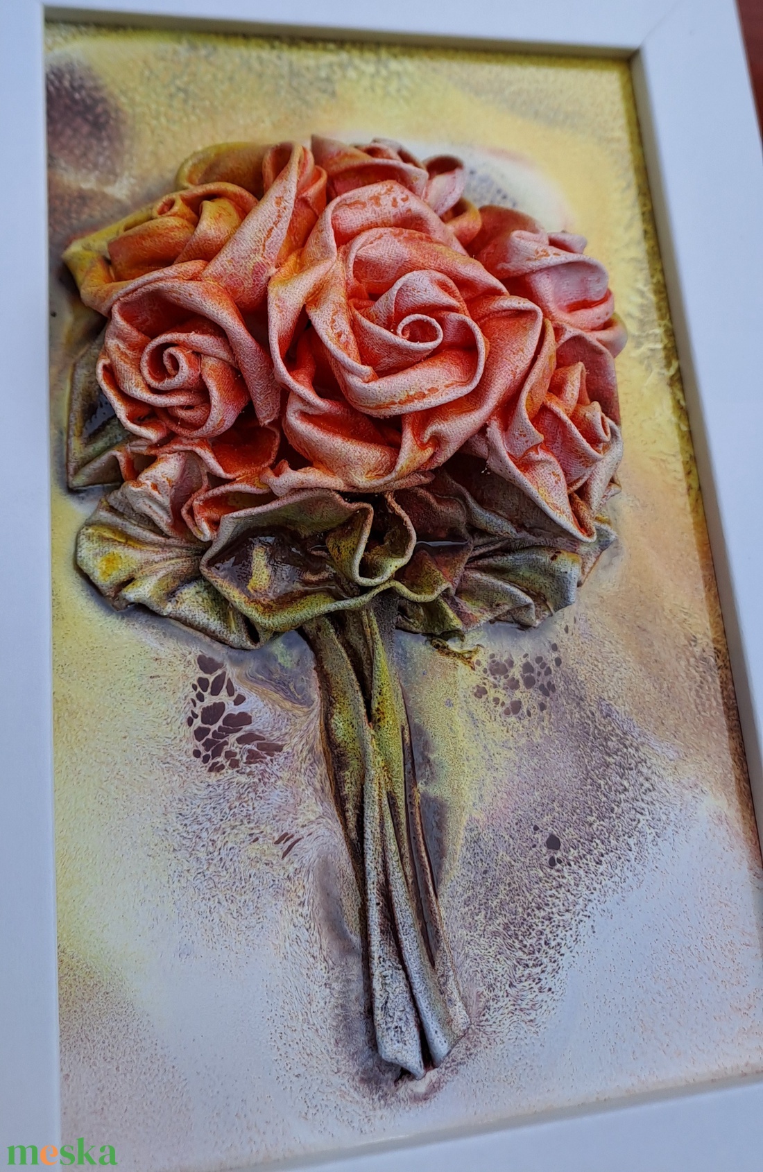 Rózsás kép - otthon & életmód - dekoráció - kép & falikép - 3d képek - Meska.hu