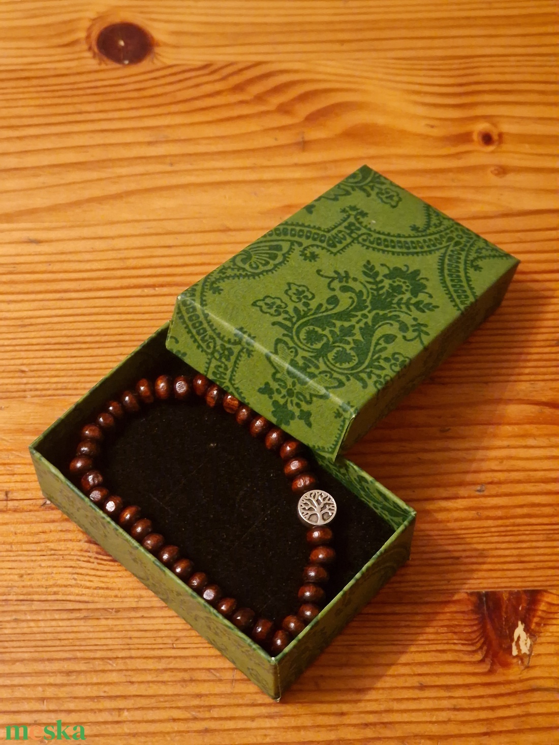 Életfa és buddha karkötők díszdobozban - ékszer - karkötő - gyöngyös karkötő - Meska.hu