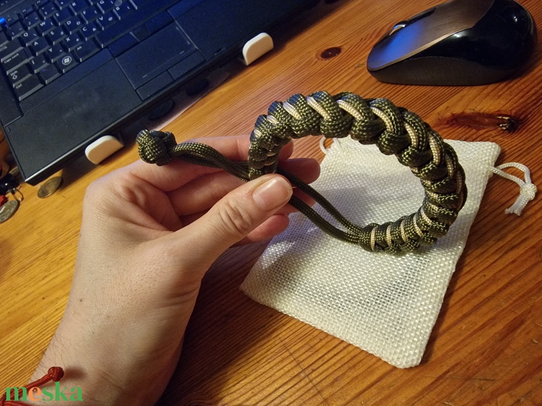 Terep karkötő / vadász karkötő - ékszer - karkötő - fonott karkötő - Meska.hu