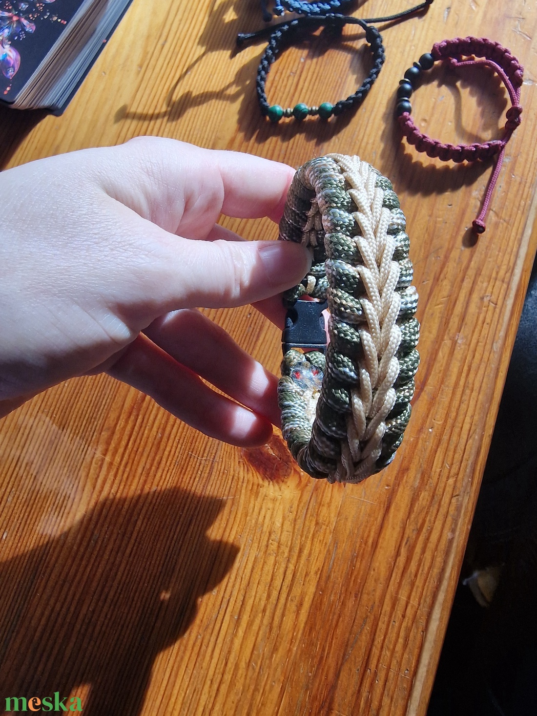 Terep karkötő / vadász karkötő - ékszer - karkötő - fonott karkötő - Meska.hu