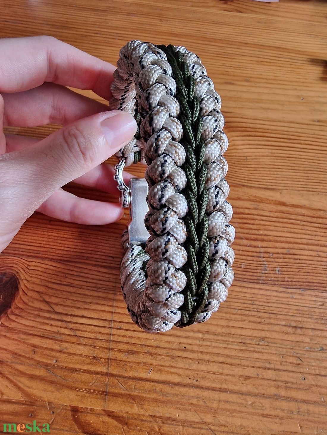 Terep karkötő / vadász karkötő - ékszer - karkötő - fonott karkötő - Meska.hu