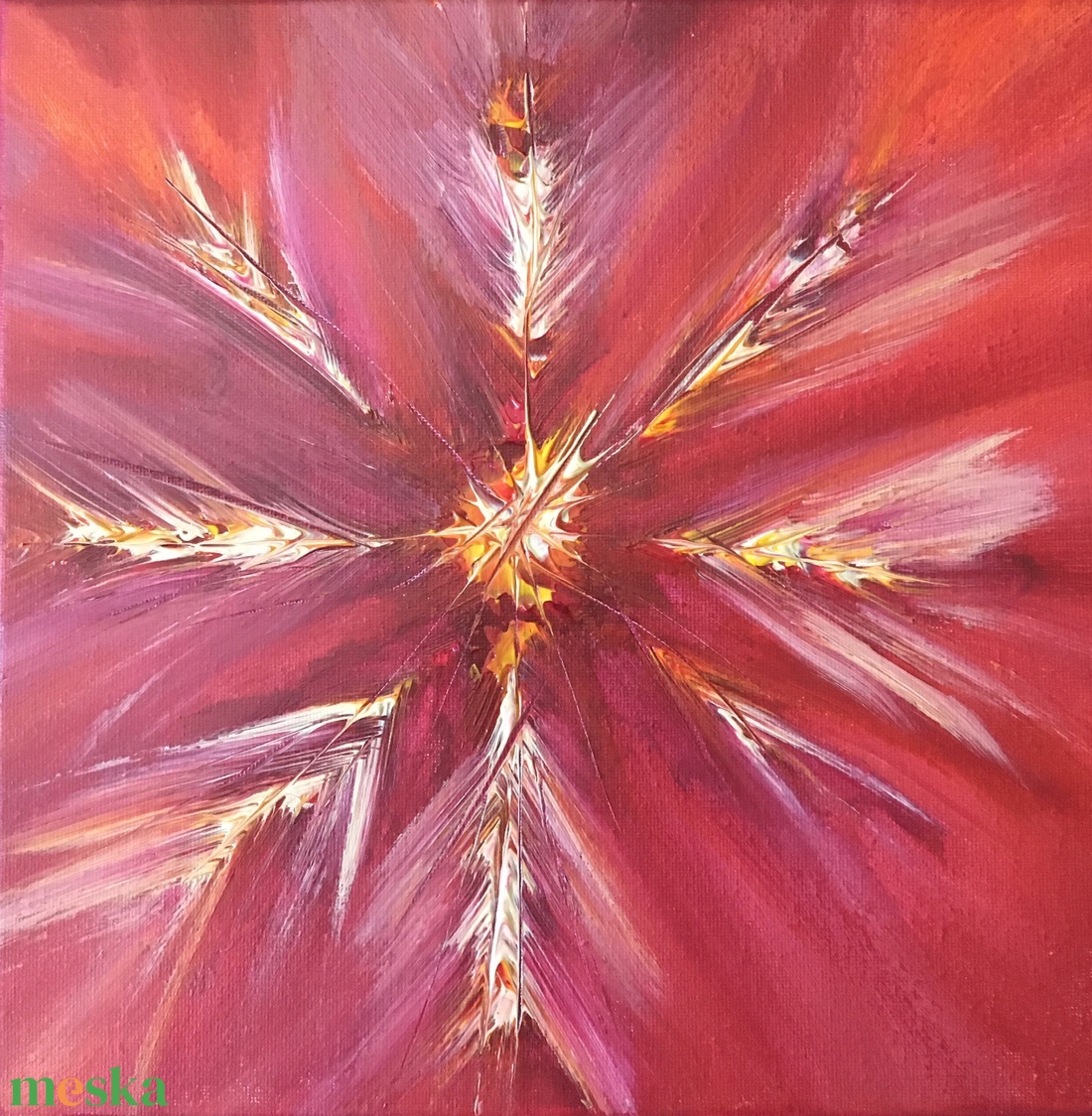 J-Virág (energetizált, akril festmény, 30x30 cm) - művészet - festmény - akril - Meska.hu J-Virág (energetizált, akril festmény, 30x30 cm) - művészet - festmény - akril - Meska.hu