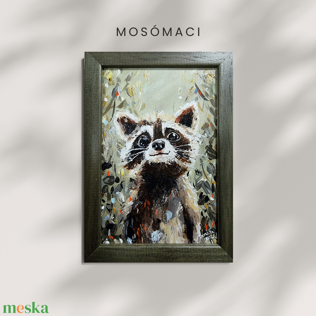 Mosómaci - Akril festmény - művészet - festmény - akril - Meska.hu