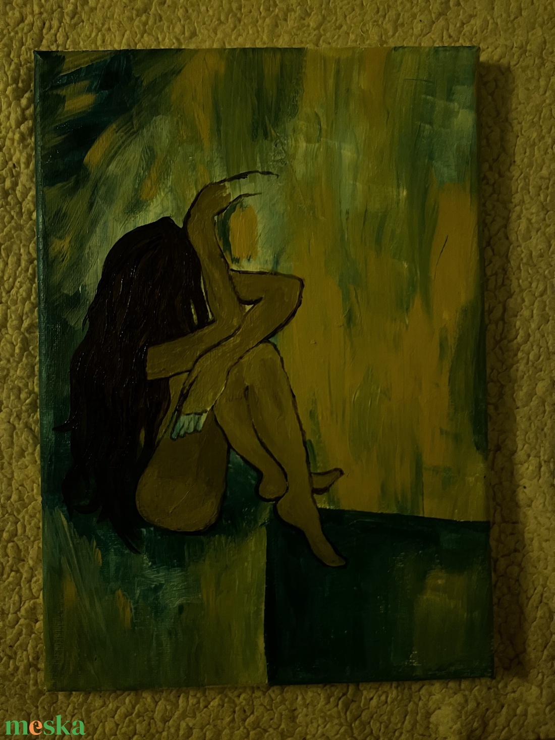 Without you - művészet - festmény - akril - Meska.hu