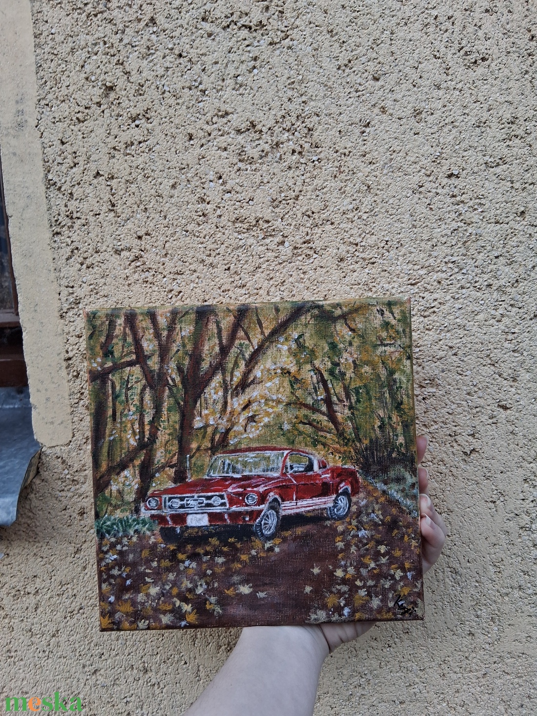 Mustang - művészet - festmény - akril - Meska.hu