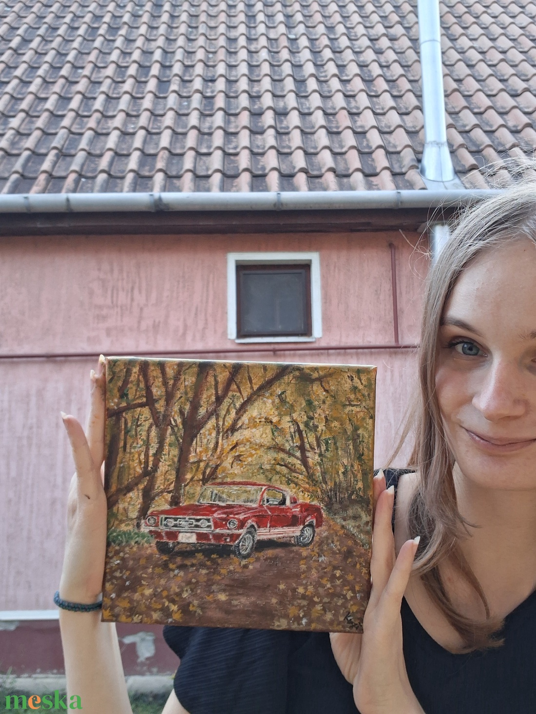Mustang - művészet - festmény - akril - Meska.hu
