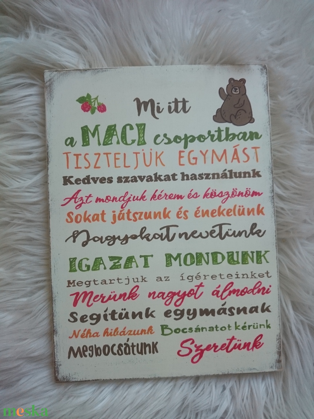 Festett fatábla ballagásra - otthon & életmód - dekoráció - fali és függő dekoráció - falra akasztható dekor - Meska.hu