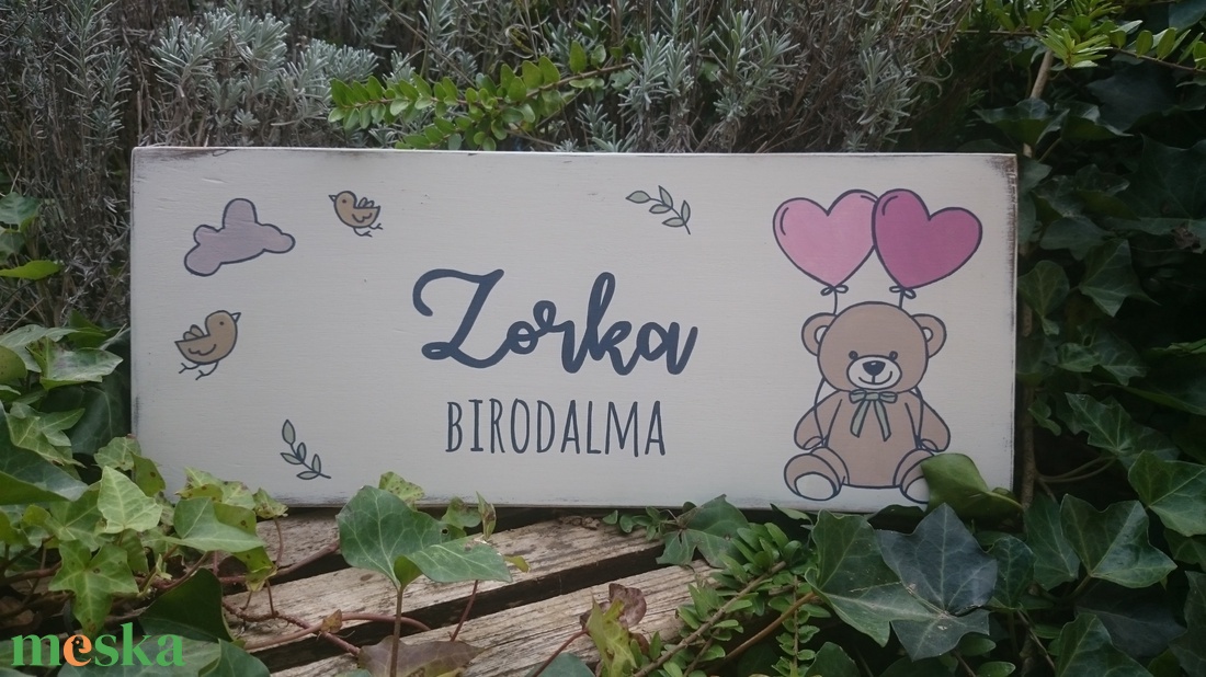 Festett fatábla - Babának - otthon & életmód - dekoráció - fali és függő dekoráció - falra akasztható dekor - Meska.hu Festett fatábla - Babának - otthon & életmód - dekoráció - fali és függő dekoráció - falra akasztható dekor - Meska.hu
