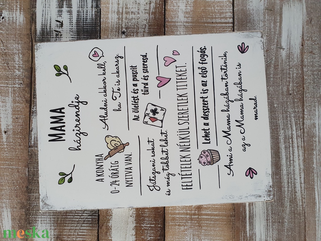 Nagymama és Nagypapa házirendje - otthon & életmód - dekoráció - fali és függő dekoráció - falra akasztható dekor - Meska.hu Nagymama és Nagypapa házirendje - otthon & életmód - dekoráció - fali és függő dekoráció - falra akasztható dekor - Meska.hu