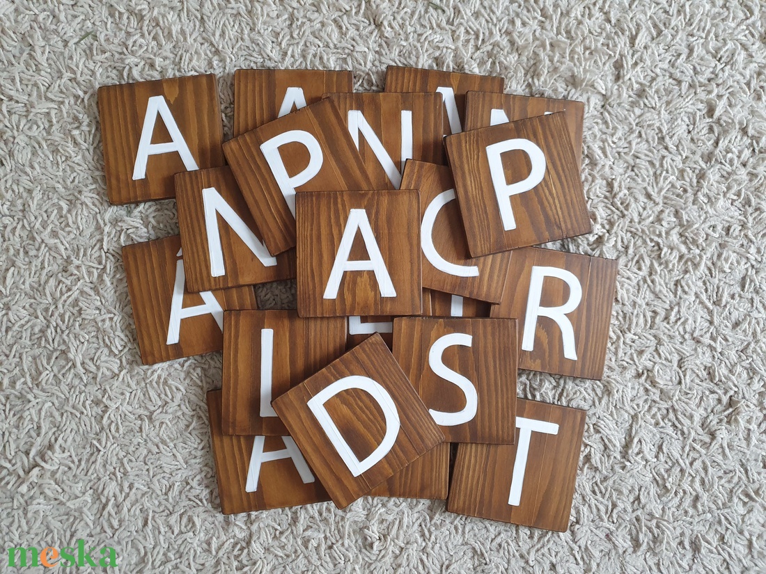 Scrabble betűk fa alapon - otthon & életmód - dekoráció - fali és függő dekoráció - falra akasztható dekor - Meska.hu Scrabble betűk fa alapon - otthon & életmód - dekoráció - fali és függő dekoráció - falra akasztható dekor - Meska.hu