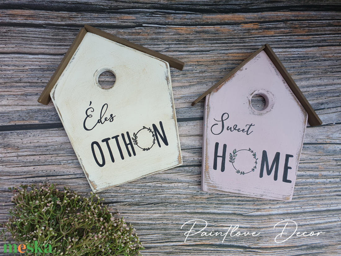 Édes otthon/Sweet home tábla - otthon & életmód - dekoráció - fali és függő dekoráció - falra akasztható dekor - Meska.hu Édes otthon/Sweet home tábla - otthon & életmód - dekoráció - fali és függő dekoráció - falra akasztható dekor - Meska.hu