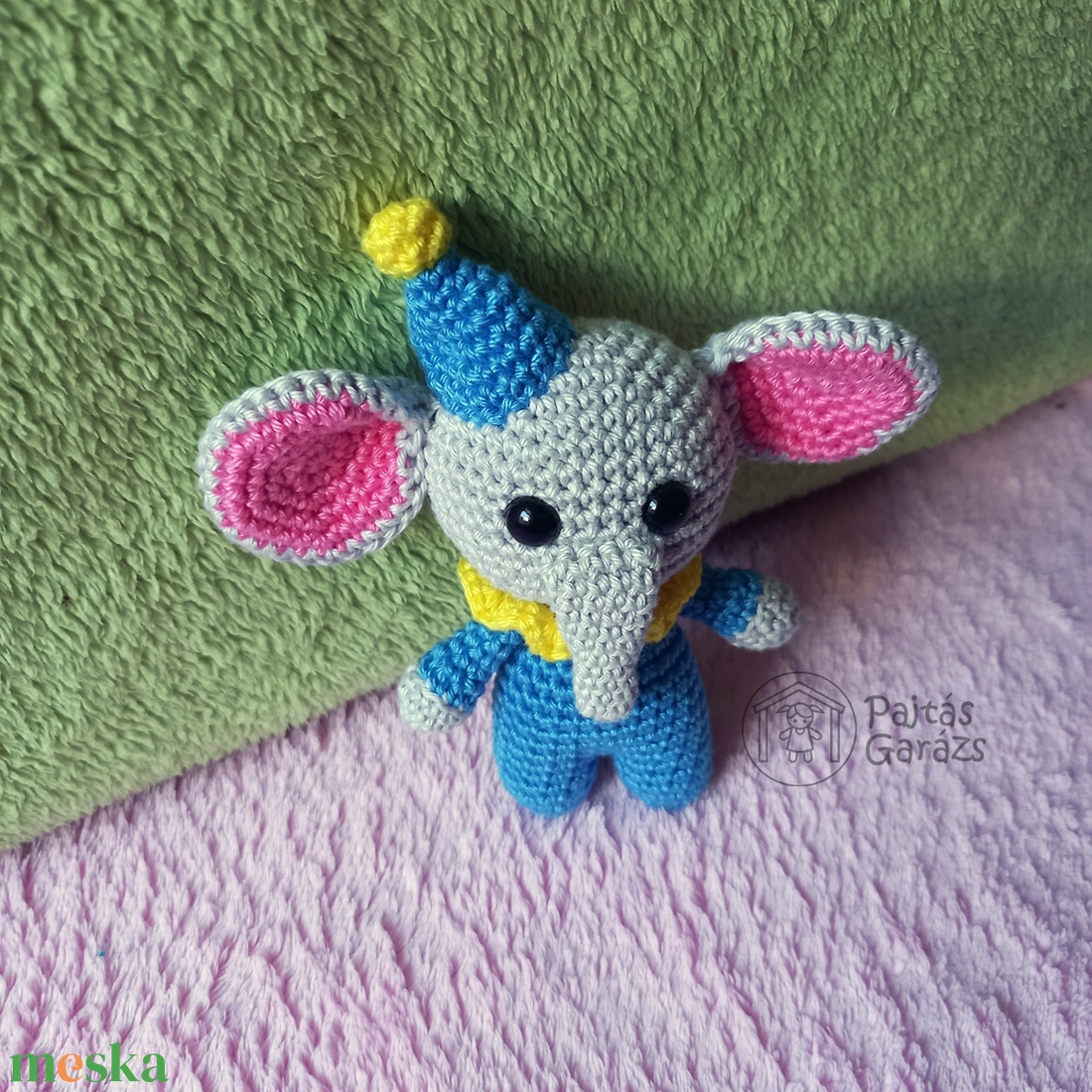 Horgolt mini cirkuszi elefánt - játék & sport - plüssállat & játékfigura - elefánt - Meska.hu Horgolt mini cirkuszi elefánt - játék & sport - plüssállat & játékfigura - elefánt - Meska.hu