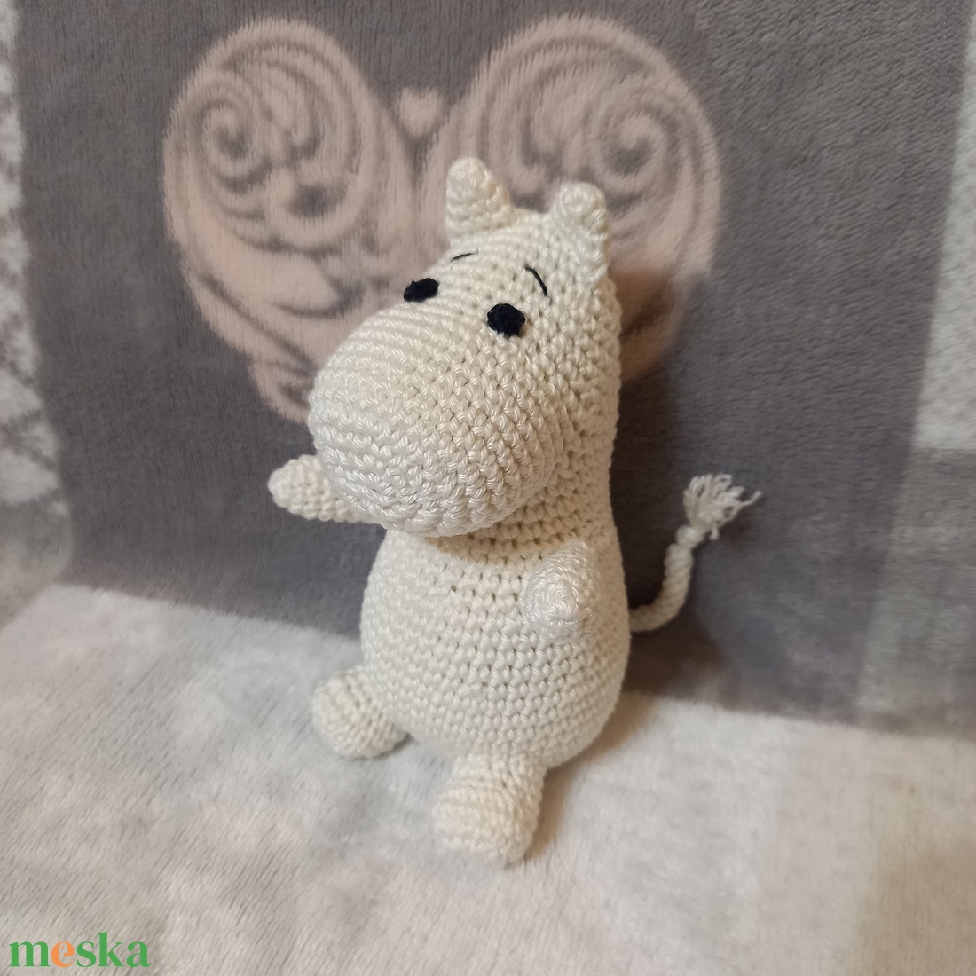 Horgolt múmin (moomin) - játék & sport - plüssállat & játékfigura - más figura - Meska.hu